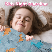 Load image into Gallery viewer, VUDECO Glow in The Dark Blanket for Kids 50 x 60 inches ( Footprint Dinosaur)