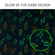 Load image into Gallery viewer, VUDECO Glow in The Dark Blanket for Kids 50 x 60 inches ( Dinosaur)
