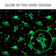 Load image into Gallery viewer, VUDECO Glow in The Dark Blanket for Kids 50 x 60 inches ( Astronaut)