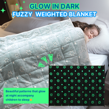 Load image into Gallery viewer, Glow in the Dark Weighted Blanket - Stars