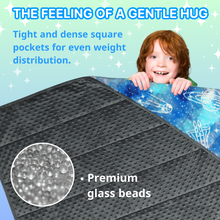 Load image into Gallery viewer, Glow in the Dark Weighted Blanket - Blue Space