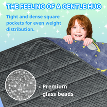 Load image into Gallery viewer, Glow in the Dark Weighted Blanket -  Astronaut