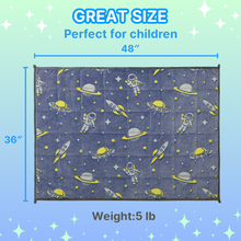 Load image into Gallery viewer, Glow in the Dark Weighted Blanket -  Astronaut
