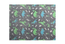 Load image into Gallery viewer, VUDECO Glow in The Dark Blanket for Kids 50 x 60 inches (Leaf Dinosaur)