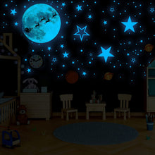 Load image into Gallery viewer, VUDECO Glow In The Dark Stars and Moon Stickers 1109 PCs  - Christmas