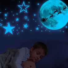 Load image into Gallery viewer, VUDECO Glow In The Dark Stars and Moon Stickers 1109 PCs  - Christmas
