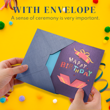 Load image into Gallery viewer, VUDECO 3D Pop Up Happy Birthday Card - Gift