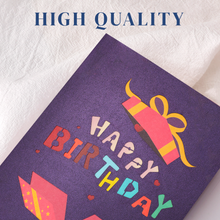 Load image into Gallery viewer, VUDECO 3D Pop Up Happy Birthday Card - Gift