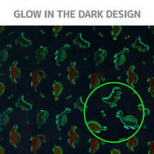 Load image into Gallery viewer, VUDECO Glow in The Dark Blanket for Kids 50 x 60 inches ( Dinosaur)
