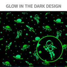 Load image into Gallery viewer, VUDECO Glow in The Dark Blanket for Kids 50 x 60 inches ( Astronaut)
