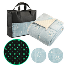 Load image into Gallery viewer, Glow in the Dark Weighted Blanket - Stars
