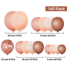 Load image into Gallery viewer, Partywoo Balloons 18&quot;12&quot;5&quot; Macaron Latex Balloon Garland Arch Kit
