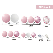 Load image into Gallery viewer, Partywoo Balloons 18&quot;12&quot;5&quot; Macaron Latex Balloon Garland Arch Kit
