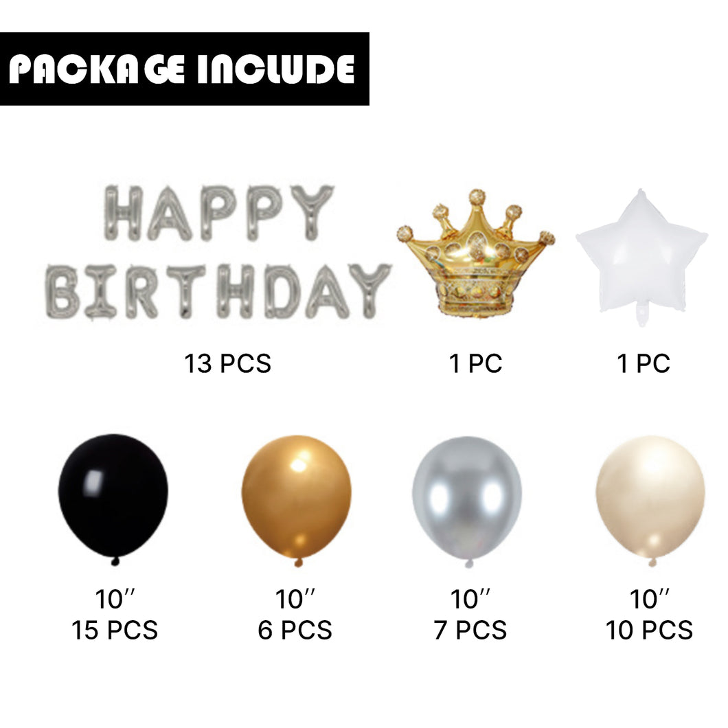 Partywoo Happy Birthday Party Balloons Set