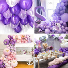 Load image into Gallery viewer, Partywoo Balloons，18&quot;12&quot;10&quot;5&quot; Pink Metal Rose Gold Confetti Latex Balloons
