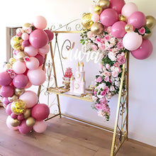 Load image into Gallery viewer, Partywoo Balloons，18&quot;12&quot;10&quot;5&quot; Pink Metal Rose Gold Confetti Latex Balloons
