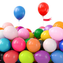 Load image into Gallery viewer, PartyWoo, 120pcs 5inch Rainbow Latex Balloons, Assorted Colors for Party Decorations, Birthday, Baby Shower, Gender Reveal, Female
