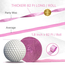 Load image into Gallery viewer, PartyWoo Crepe Paper Streamers 8 Rolls 656ft, Pack of Pink, Light Pink, Hot Pink, Red and White Party Streamers for Birthday Decorations, Party Decorations, Wedding Decorations (1.8 Inch x 82 Ft/Roll)
