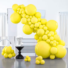 Load image into Gallery viewer, PartyWoo Yellow Balloons 100 pcs Different Sizes of 36 18 12 10 5 Inch Matte Light Yellow Latex Balloon Arch Kit Garland for Easter Bee Baby Shower Sunflower Birthday Graduation Decorations Yellow-Y55
