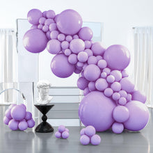Load image into Gallery viewer, PartyWoo Pastel Purple Balloons 127 pcs Different Sizes Pack of 36 18 12 10 5 Inch Light Pastel Purple Lavender Lilac Balloon Arch Kit Garland for Baby Shower Birthday Party Decorations Purple-Q10
