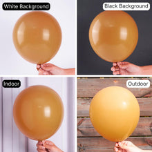 Load image into Gallery viewer, PartyWoo Light Brown Balloons 100 pcs Different Sizes of 18 12 10 5 Inch Caramel Brown Tan Boho Neutral Latex Balloon Arch Kit Garland for Birthday Wedding Baby Shower Party Decorations Brown-F10
