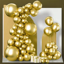 Load image into Gallery viewer, PartyWoo Metallic Gold Balloons, 85 pcs Gold Metallic Balloons Different Sizes Pack of 18 Inch 12 Inch 10 Inch 5 Inch Gold Balloons for Balloon Garland or Balloon Arch as Party Decorations, Gold-G101
