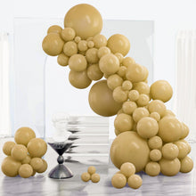 Load image into Gallery viewer, PartyWoo Tan Balloons, 85 pcs Boho Tan Balloons Different Sizes Pack of 18 Inch 12 Inch 10 Inch 5 Inch Light Brown Balloons for Balloon Garland or Balloon Arch as Birthday Party Decorations, Tan-F19
