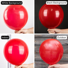 Load image into Gallery viewer, PartyWoo Red Balloons, 100 pcs Red Balloons Different Sizes Pack of 36 Inch 18 Inch 12 Inch 10 Inch 5 Inch for Balloon Garland as Birthday Decorations, Wedding Decorations, Party Decorations
