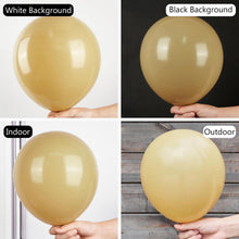 Load image into Gallery viewer, PartyWoo Tan Balloons 140 pcs Different Sizes of 18 12 10 5 Inch Light Brown Neutral Boho Coffee Balloon Arch Kit Garland for Wedding Baby Shower Safari Woodland Birthday Party Decorations Tan-F19
