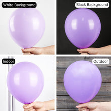 Load image into Gallery viewer, PartyWoo Pastel Purple Balloons 127 pcs Different Sizes Pack of 36 18 12 10 5 Inch Light Pastel Purple Lavender Lilac Balloon Arch Kit Garland for Baby Shower Birthday Party Decorations Purple-Q10
