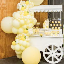 Load image into Gallery viewer, PartyWoo Pastel Yellow Balloons 127 pcs Different Sizes of 36 18 12 10 5 Inch Small Mini Light Pale Yellow Balloon Arch Kit Garland for Baby Shower Easter Birthday Party Decorations Yellow-Q07
