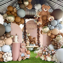 Load image into Gallery viewer, PartyWoo Brown Balloon Arch Kit Garland 100 pcs Shades of Brown Neutral Boho Tan Balloons Different Sizes of 18 12 10 5 Inch for Baby Shower Safari Wedding Anniversary Birthday Party Decorations
