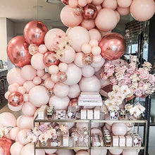 Load image into Gallery viewer, PartyWoo Light Pink Balloons 140 pcs Different Sizes of 18 12 10 5 Inch Pastel Baby Pale Light Blush Pink Balloon Arch Kit Garland for Wedding Baby Shower Birthday Party Decorations Pink-Q01
