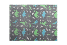 Load image into Gallery viewer, VUDECO Glow in The Dark Blanket for Kids 50 x 60 inches (Dinosaur)

